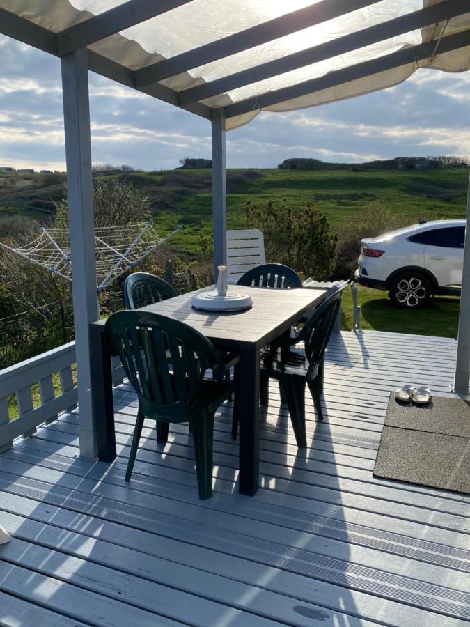 Mobilhome Bordure De Mer Le Portel Bagian luar foto